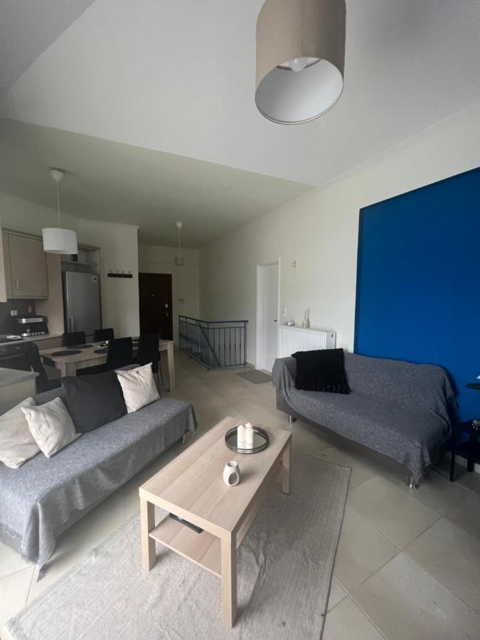 Blue And White Apartment Schinias Exterior foto